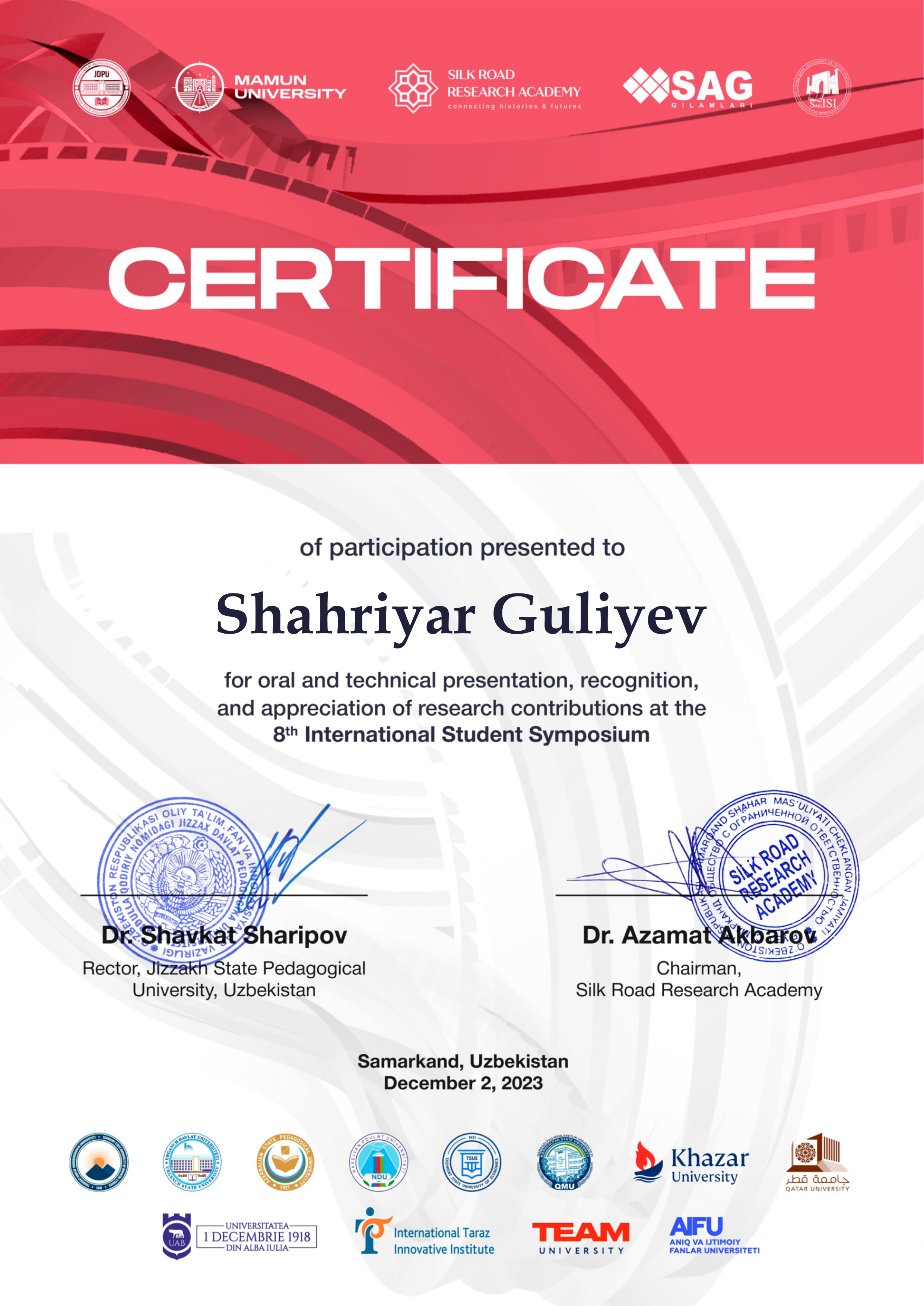 Certificate Image